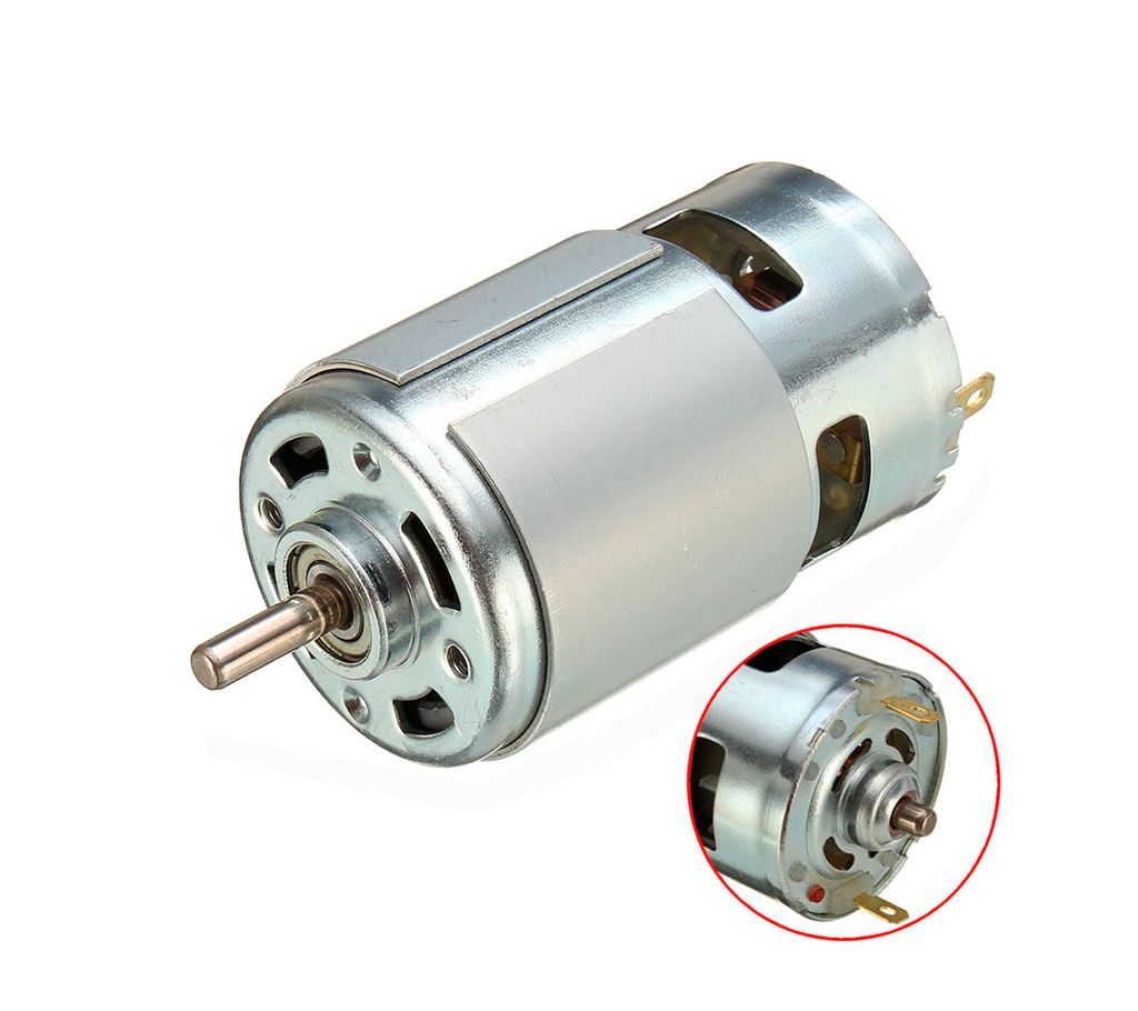 775 12-24V DC 7000RPM Fashion Motor Ball Bearing Large Torque High Power Low Noise