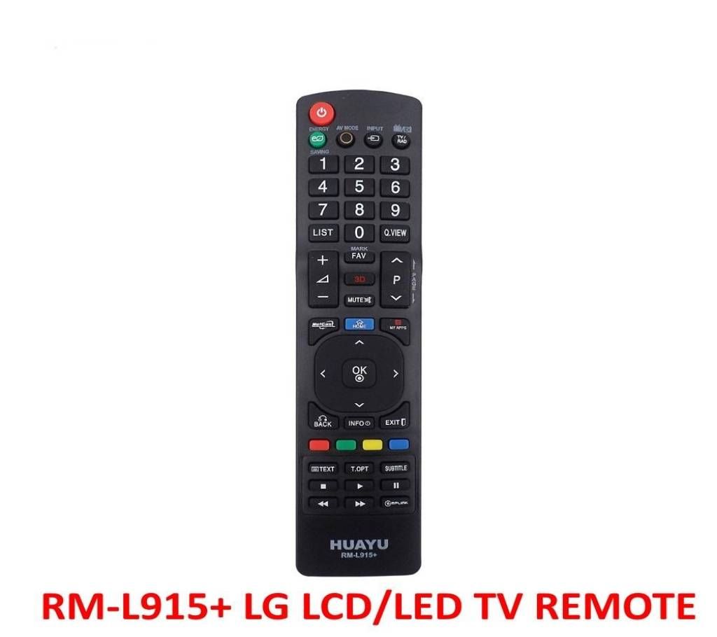 LG lcd tv remote control system