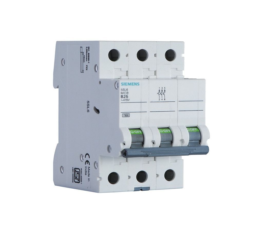 Siemens 20A 3 Pole Miniature Circuit Breaker