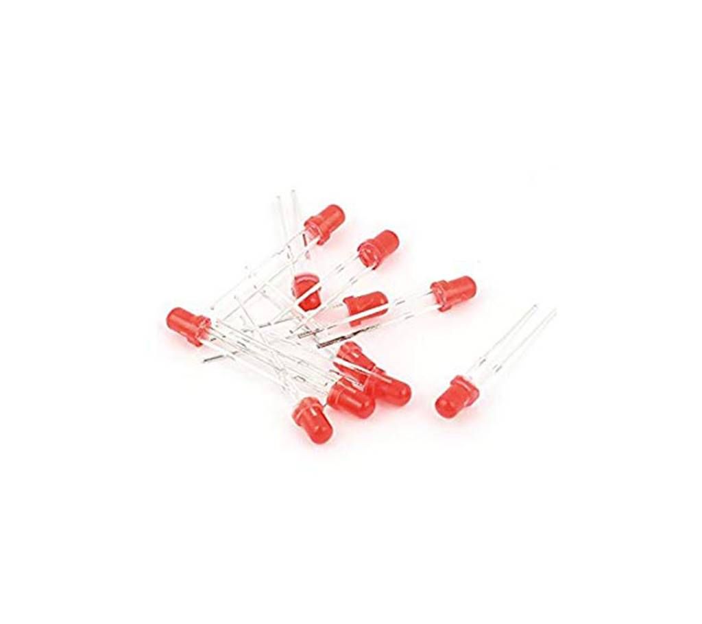 3 mm Red LED (10 piece )