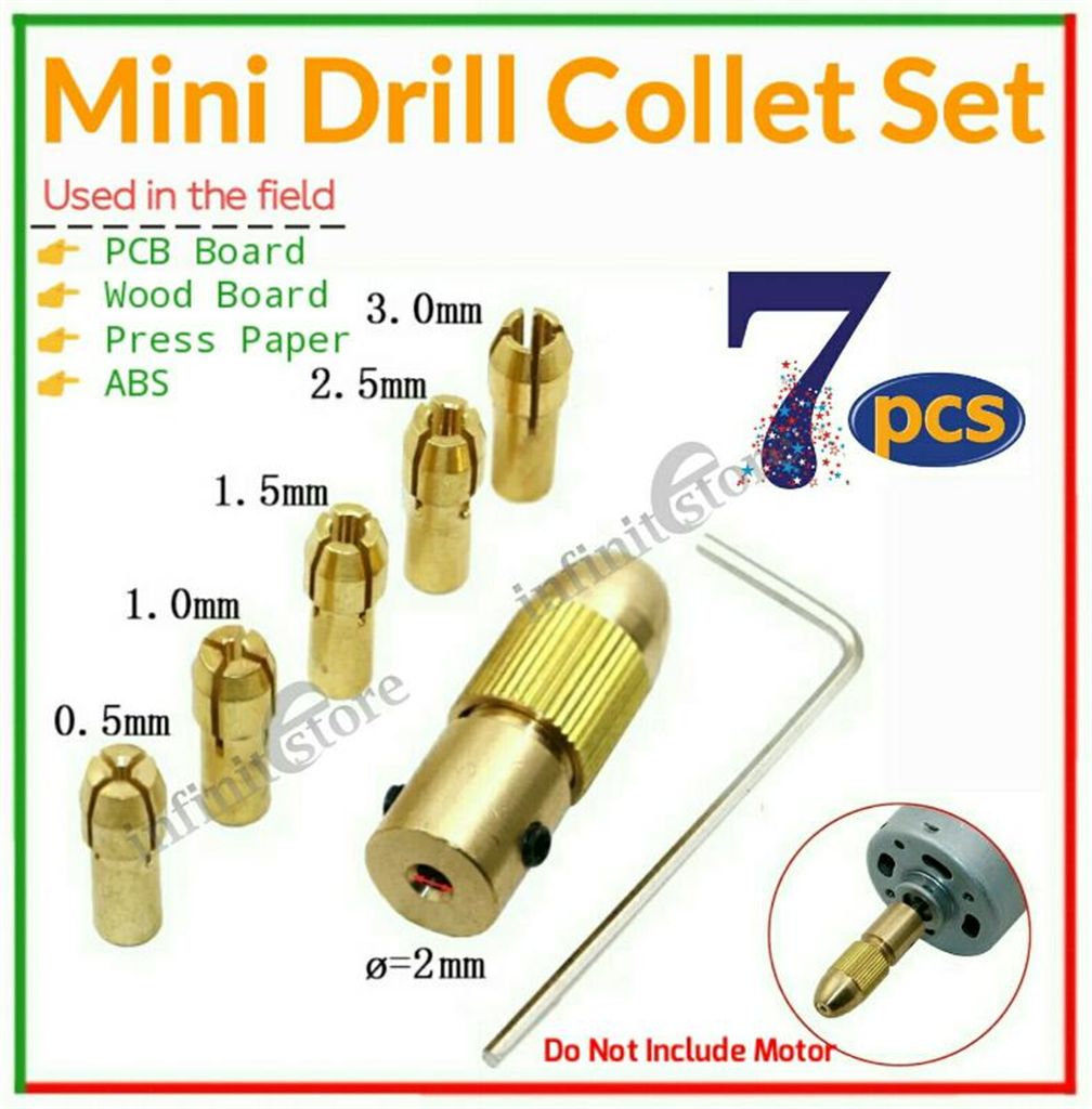 Mini Drill Chuck Collets Set