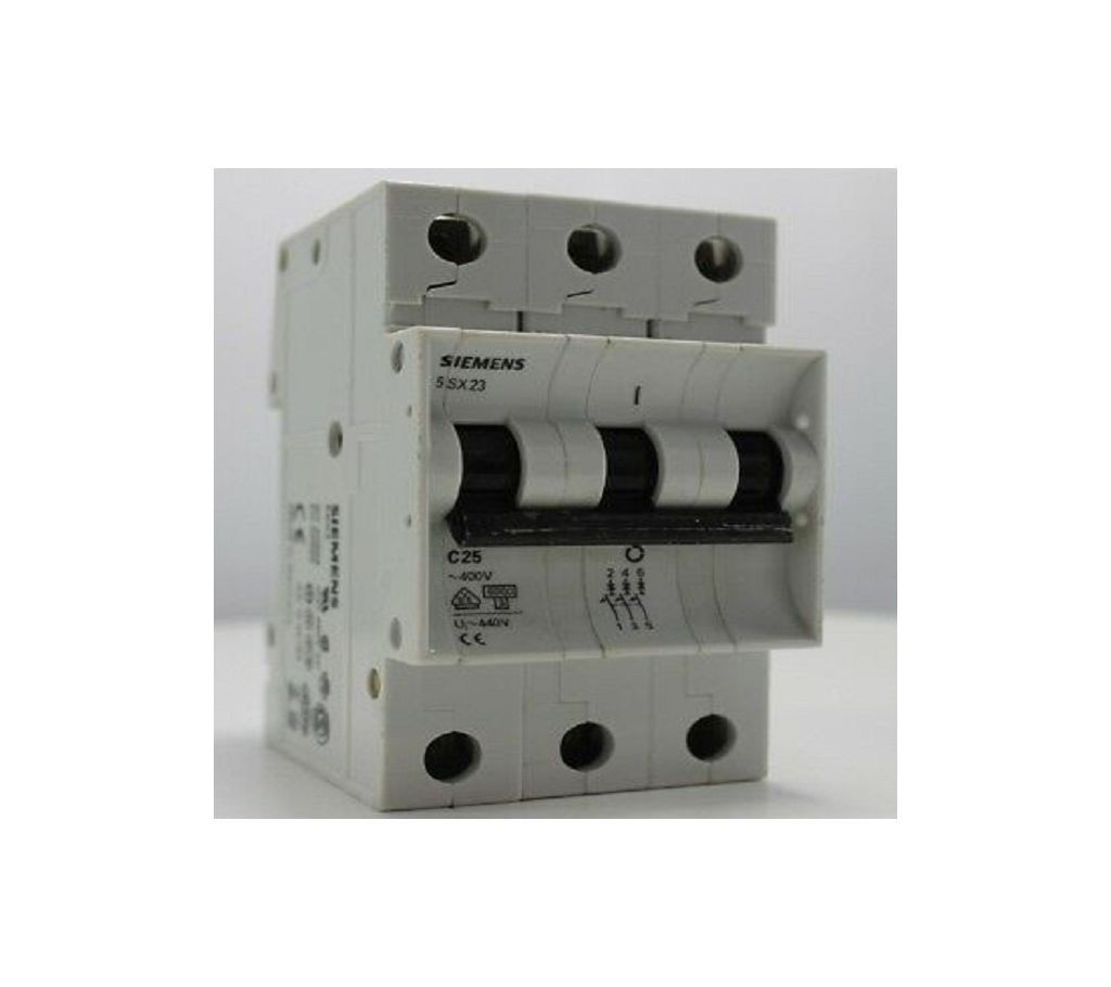 Siemens 25A 3 Pole Miniature Circuit Breaker