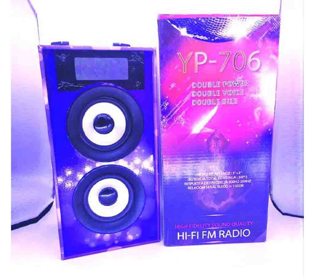 Rechargable portable FM speaker