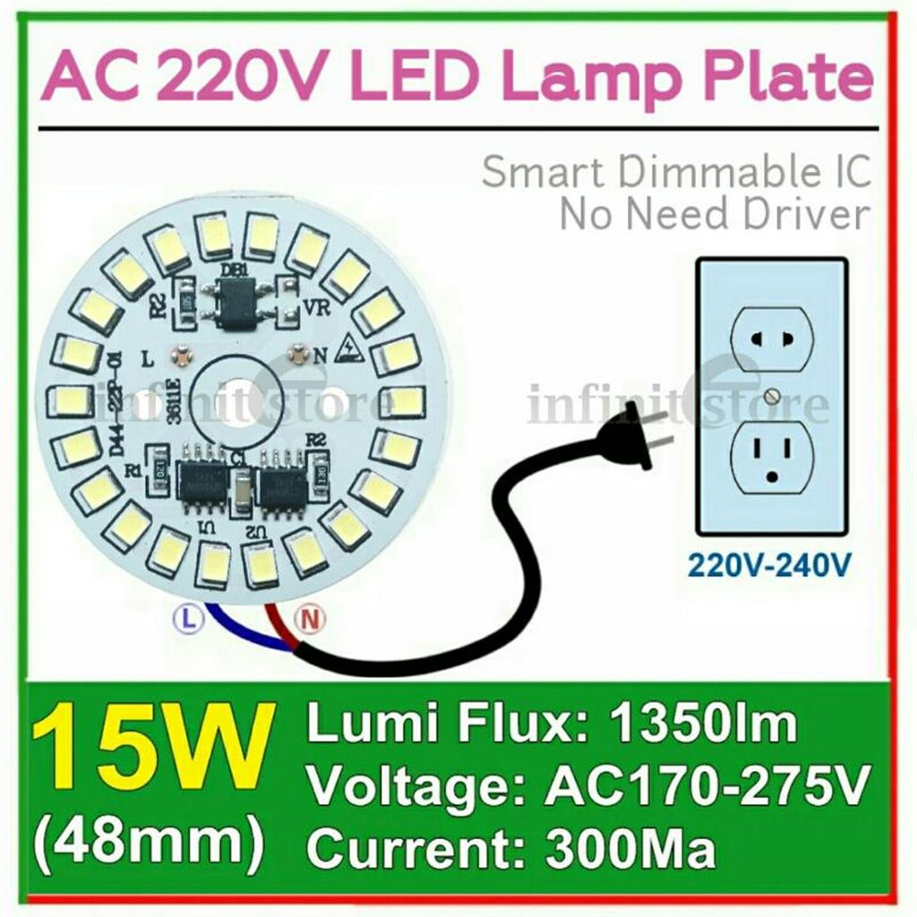 AC LED Lamp Plate 15W