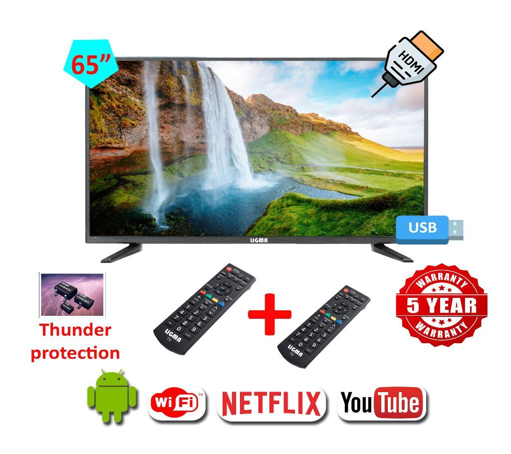 65" 4K SMART LED TV (METAL)