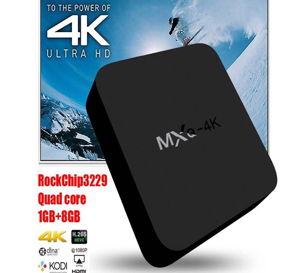 MXQ 4K anroid Tv box