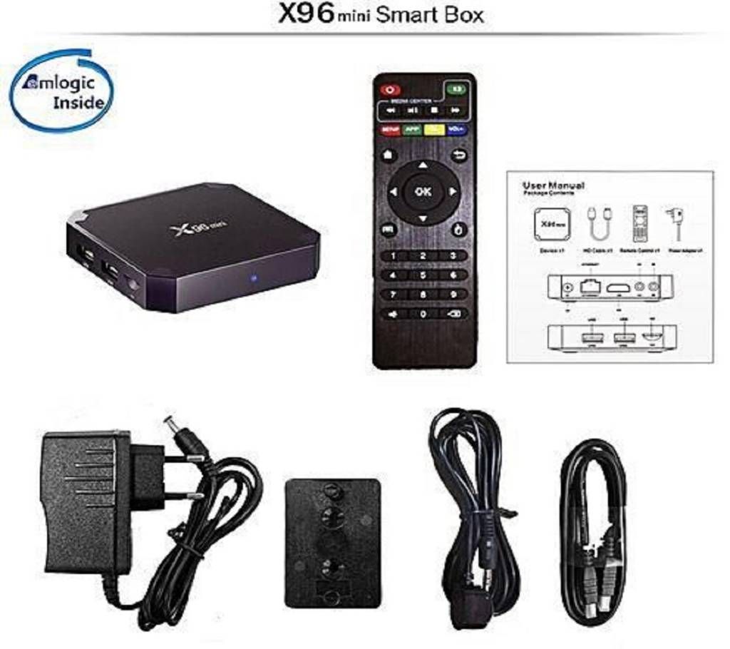 X96 Mini - Smart TV Box - Black and Grey