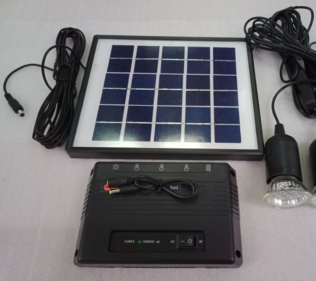 Solar Lighting System Kit with Power Bank-1L