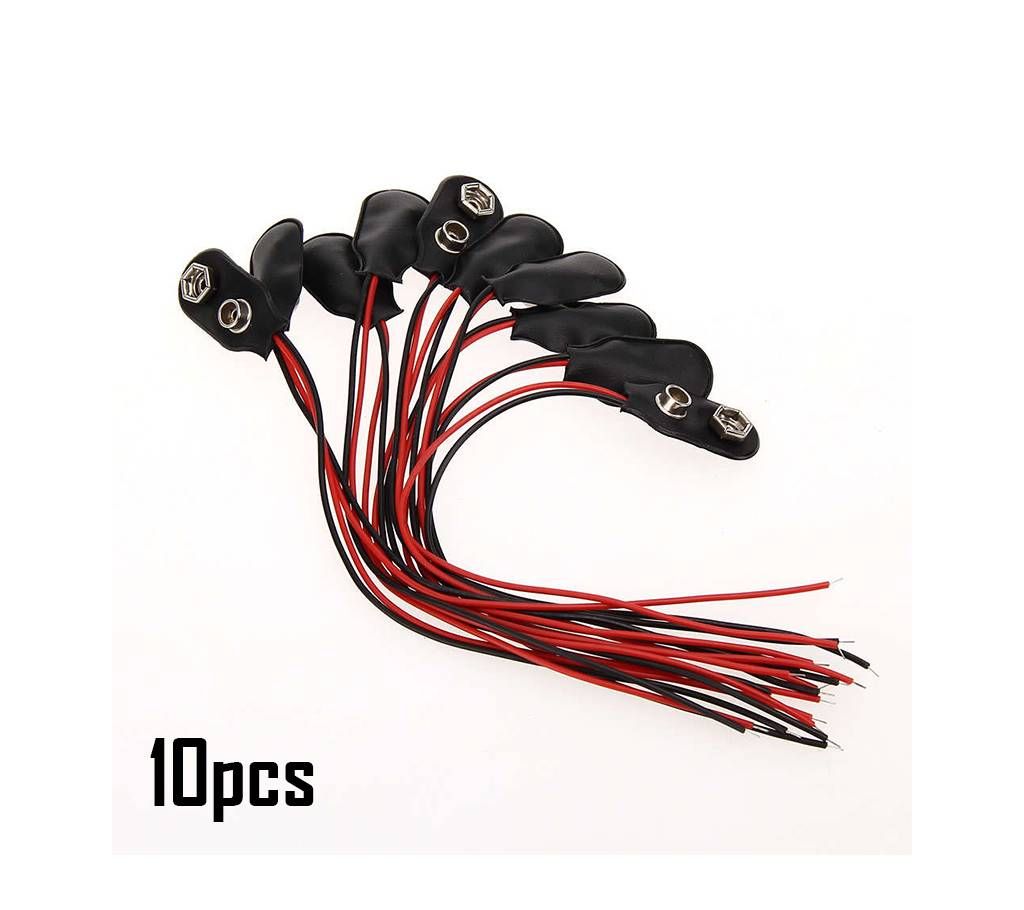 9V Battery Connector 10pcs