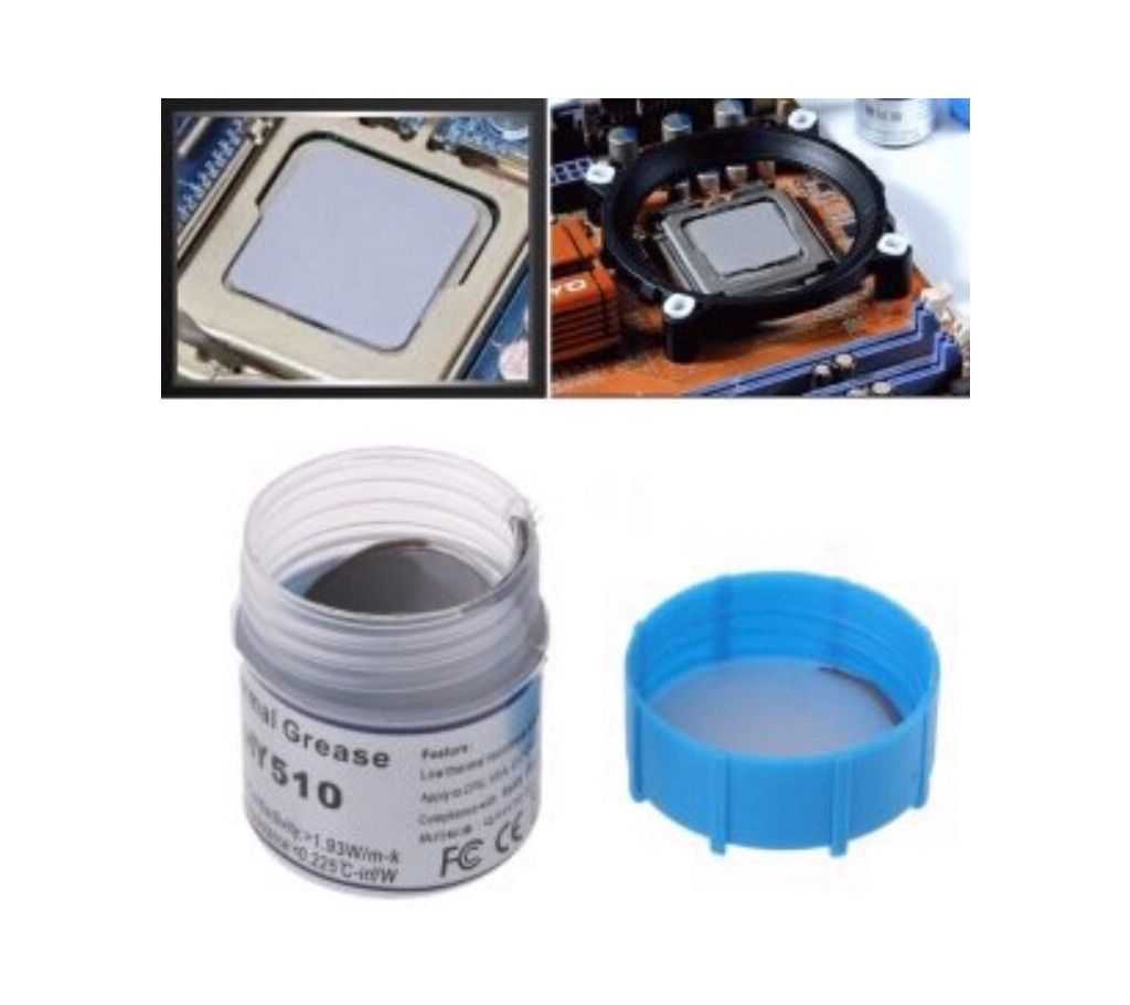 HY510 Thermal Grease Gray Cooling Gel CPU Graphics Card Thermal silica WK
