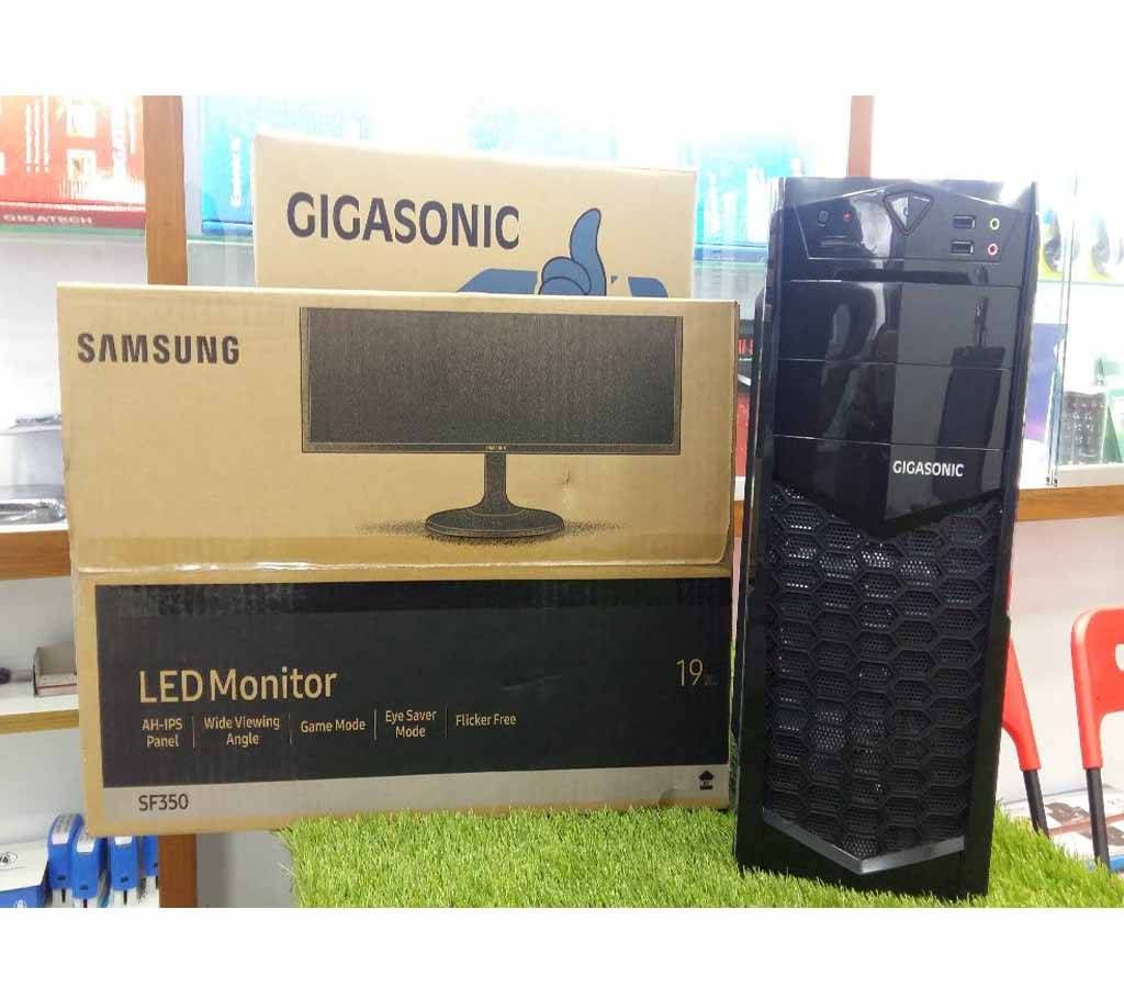 intel Core i3 HDD-500GB RAM 4GB With Samsung 19"LED