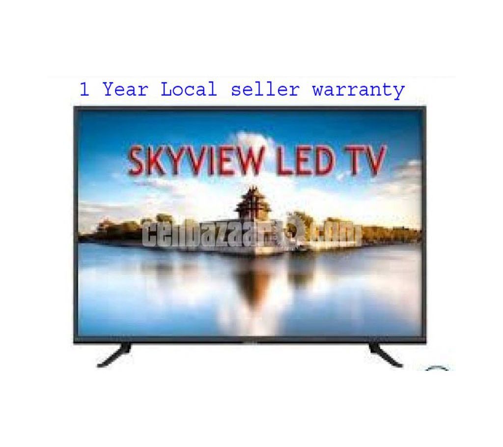 Sky View television has 32 inch screen, LED technology, HD television resolution, plasma-like deep blacks and rich color, full HD movie watching, ultr