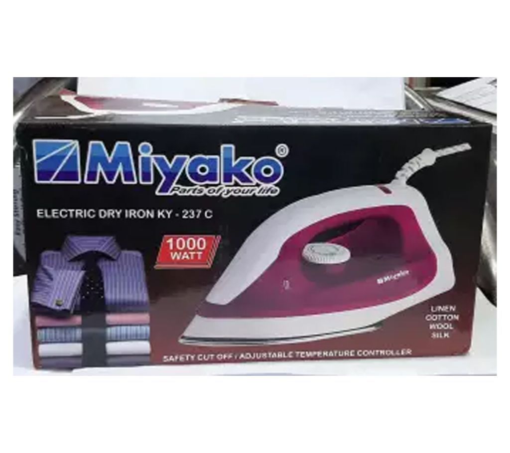 Miyako Dry Electric Iron - KY 237C