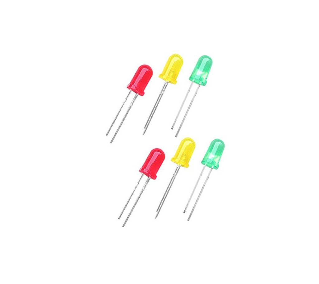 UNIQUE BARGAINS 3 MM LED R, G, Y (6 PIECE)
