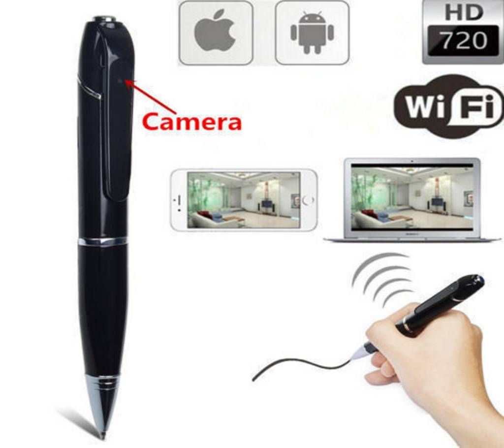 Spy Hidden Pen Camera Security HD 720P Wifi IP Wireless