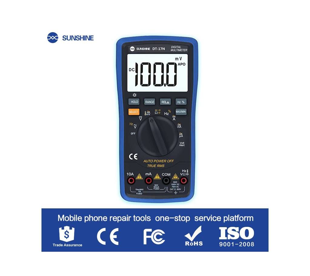 SUNSHINE DT17N Auto Range lcd display Digital Multi meter