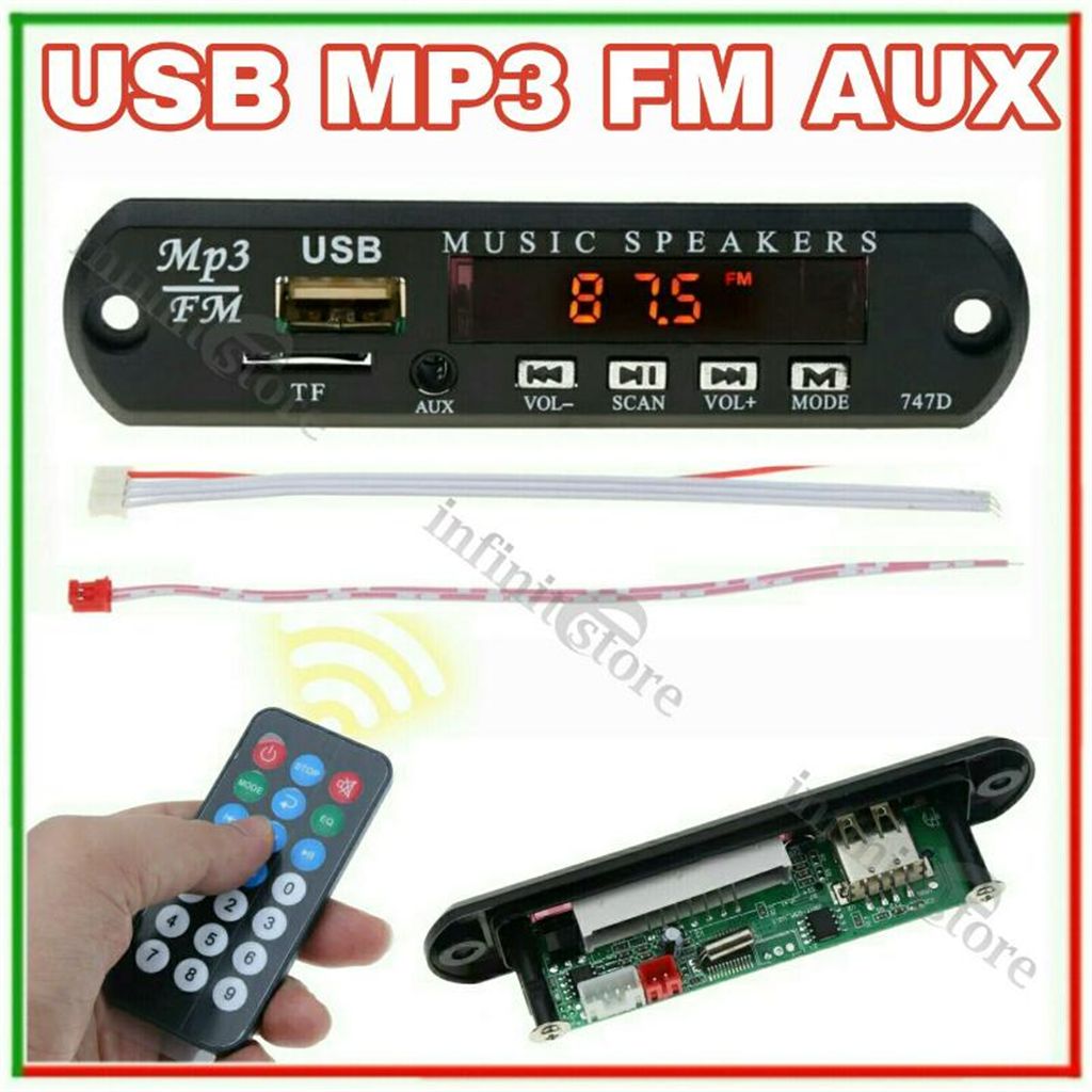 USB MP3 FM Module 5V