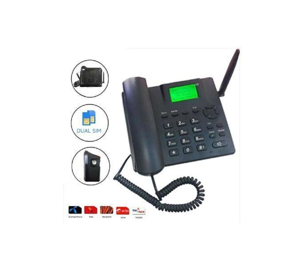 Sim Supported Land Phone-Dual Sim  283  HMS