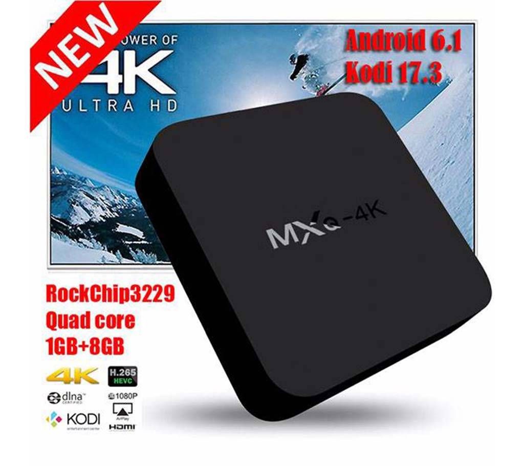 MXQ-4K Android 6.0 Quad Core Smart TV Box
