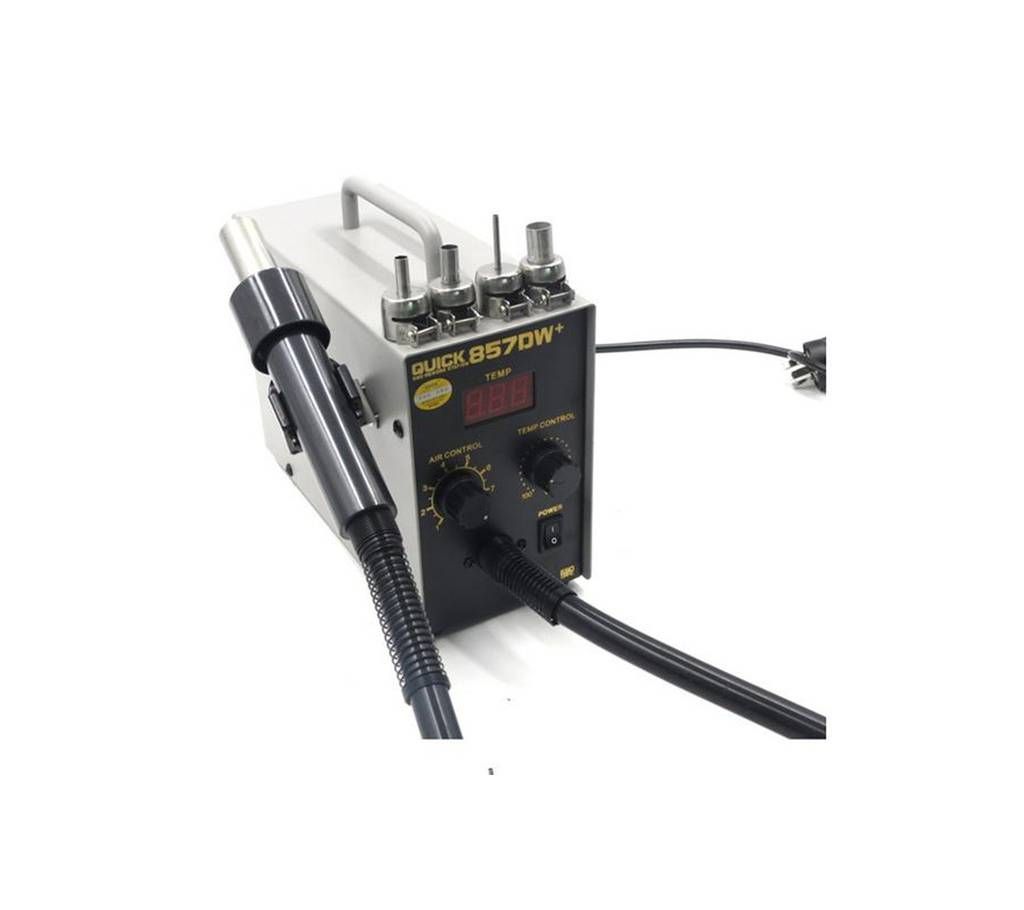 QUICK 857DW+ Lead Free Adjustable Hot Air Heat Gun 