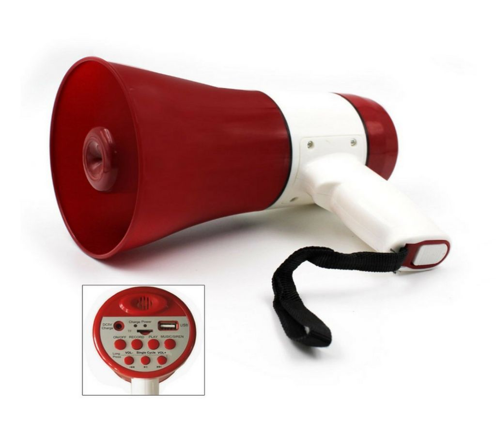 Handheld Lithium Battery Megaphone (240s recording time)