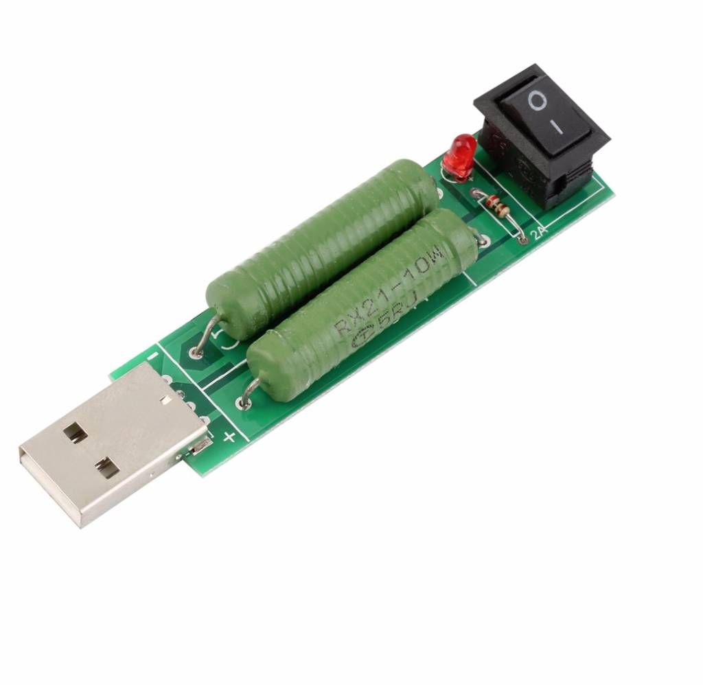 USB Load Tester 2A With Switch