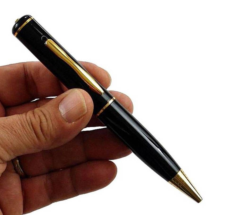 16GB Spy Camera Pen - Black and Golden