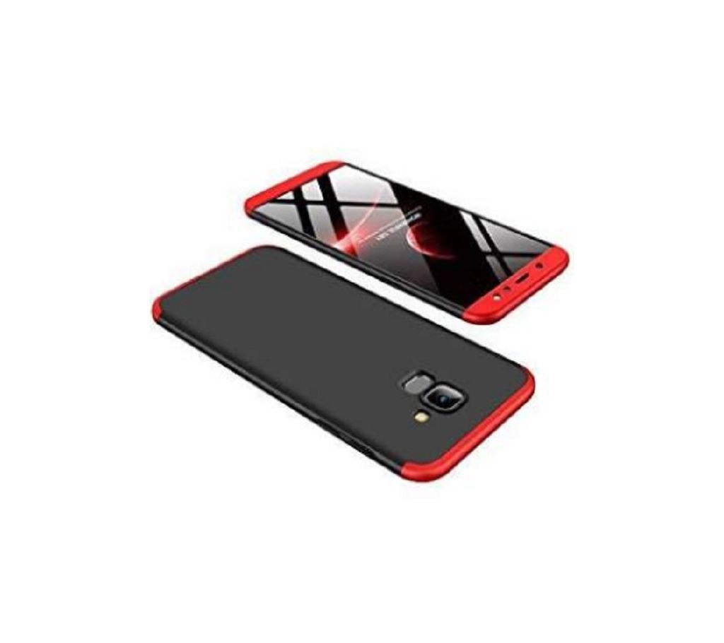 Samsung Galaxy J6 (2018) - 360 Degree Full Protection Back Cover Red GKK