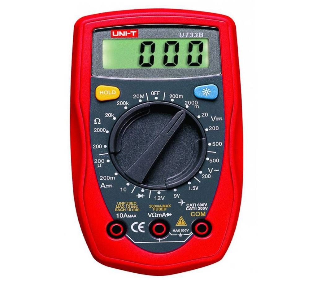 UNI-T UT33B Auto Range Palm-Size Digital Multimeter
