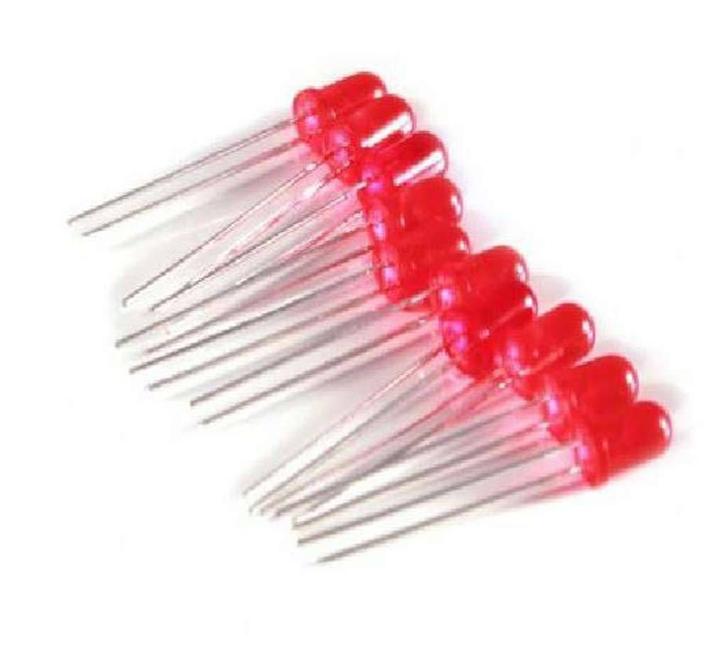 Red LED 5mm 10pcs