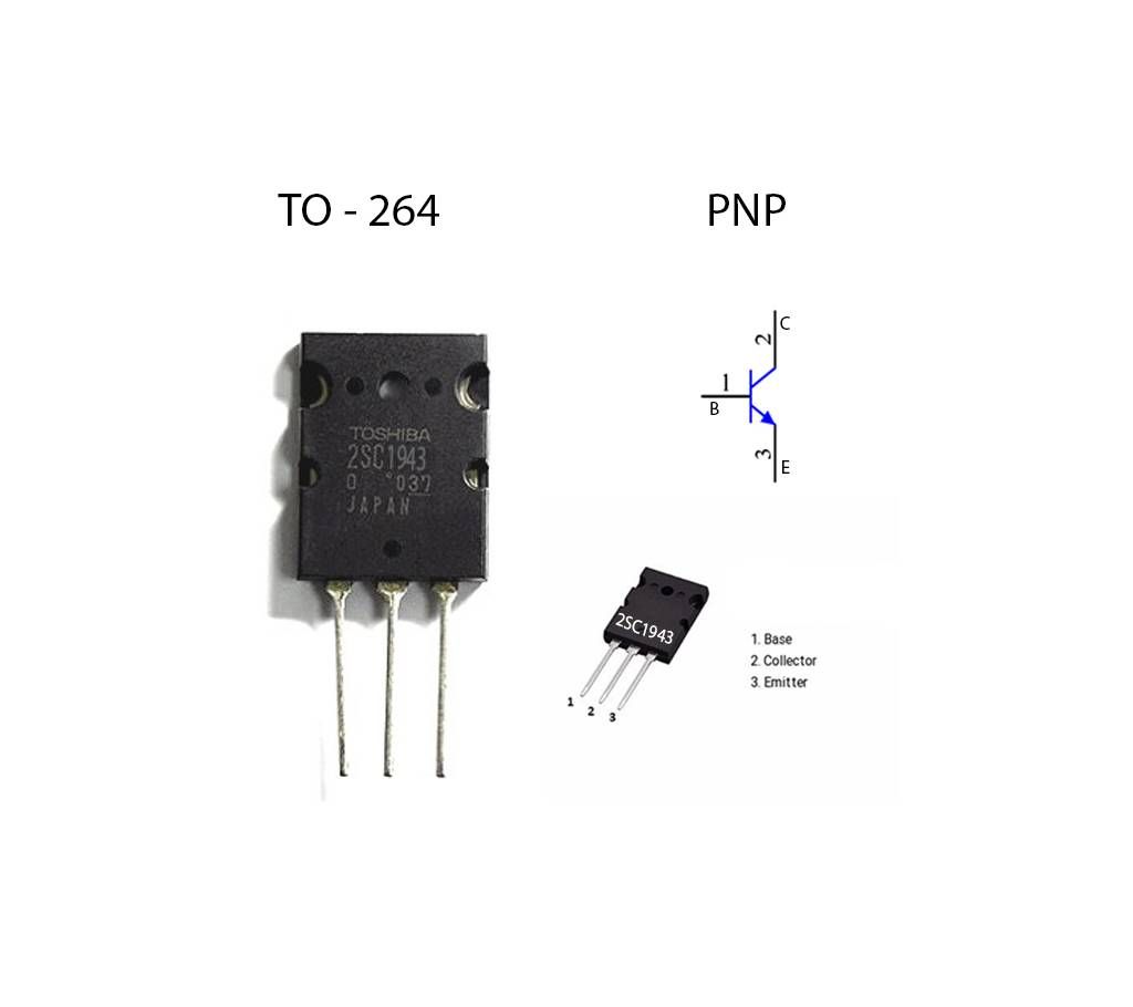 PNP 2SC1943 High Power Transistor