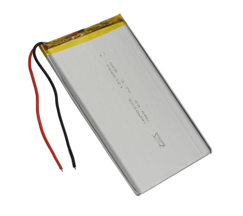 3.7V 8000 mAh Polymer Li ion battery