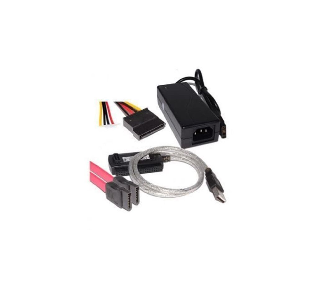 USB 2.0 To SATA & IDE Adapter Cable 3.5 & 2.5