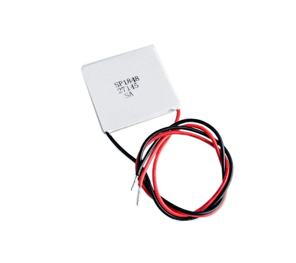 SP1848-27145 TEC 40x40mm Semiconductor Thermoelectric Heatsink Cooler Peltier Plate Module For Power Generation