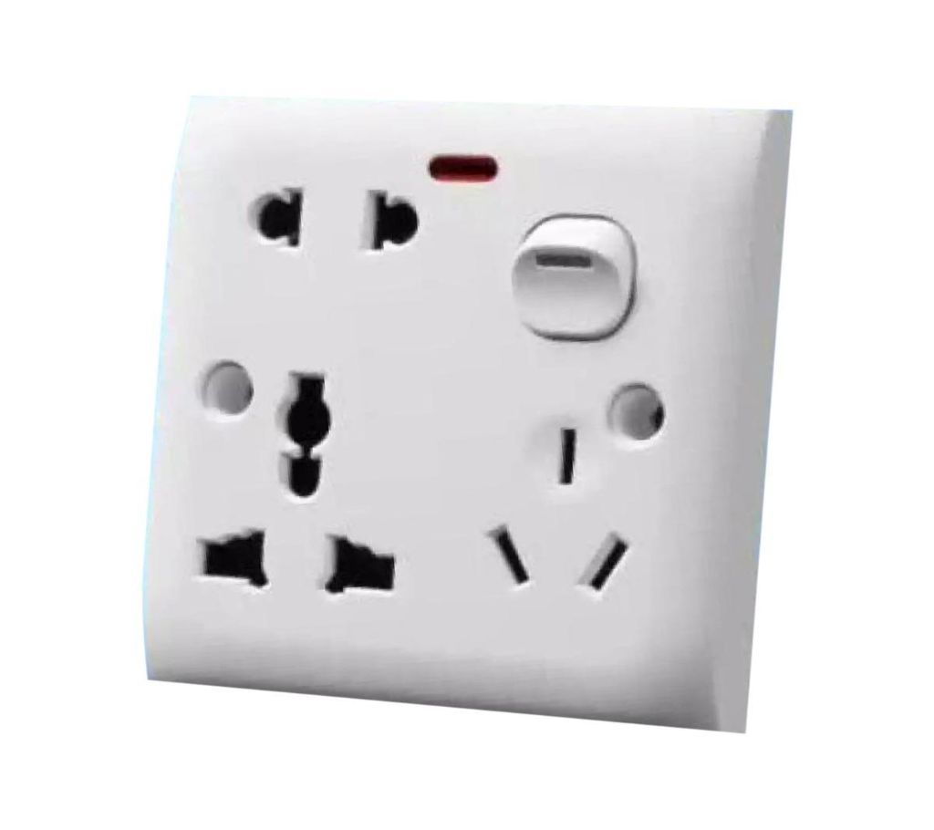 Electric 8 pin wall multi socket