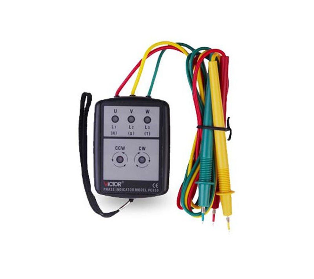 VICTOR VC850 3 Phase Sequence Rotation Indicator Tester