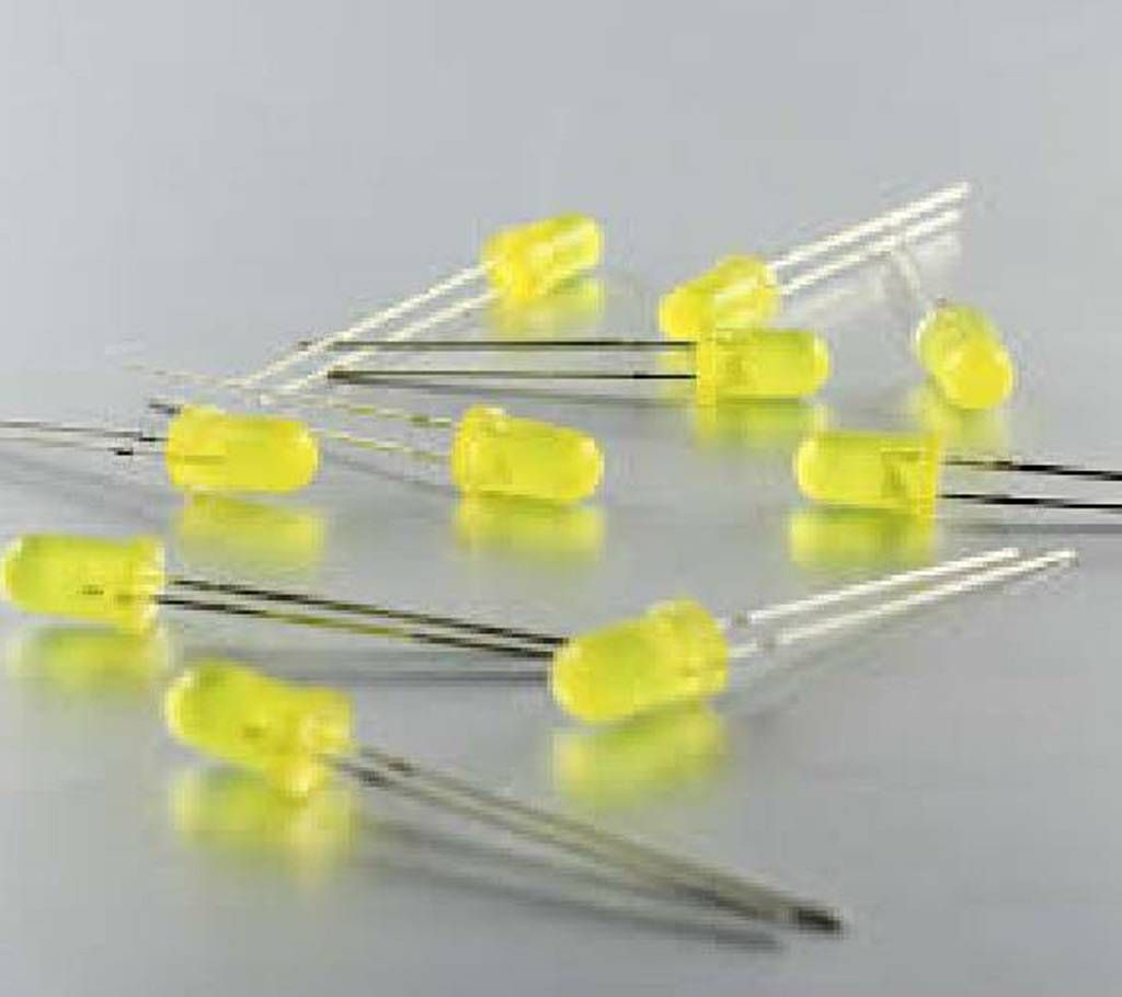 Yellow led pack 10pcs - 5mm