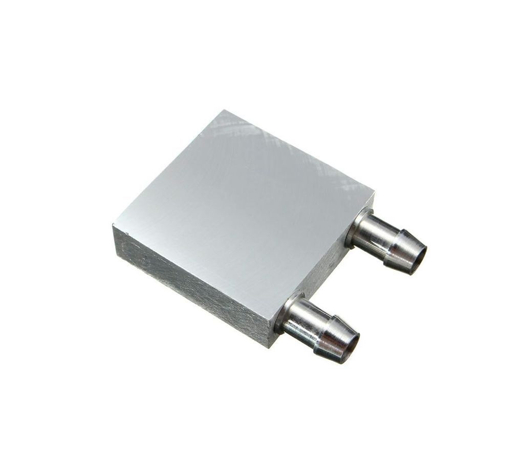 Water Cooling Block 40x40mm Aluminum For TEC Peltier Plate