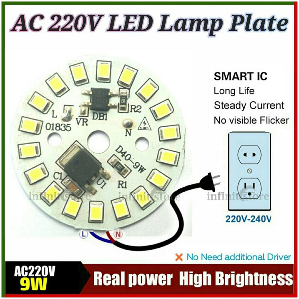 AC 220V LED Lamp 9W PCB Plate