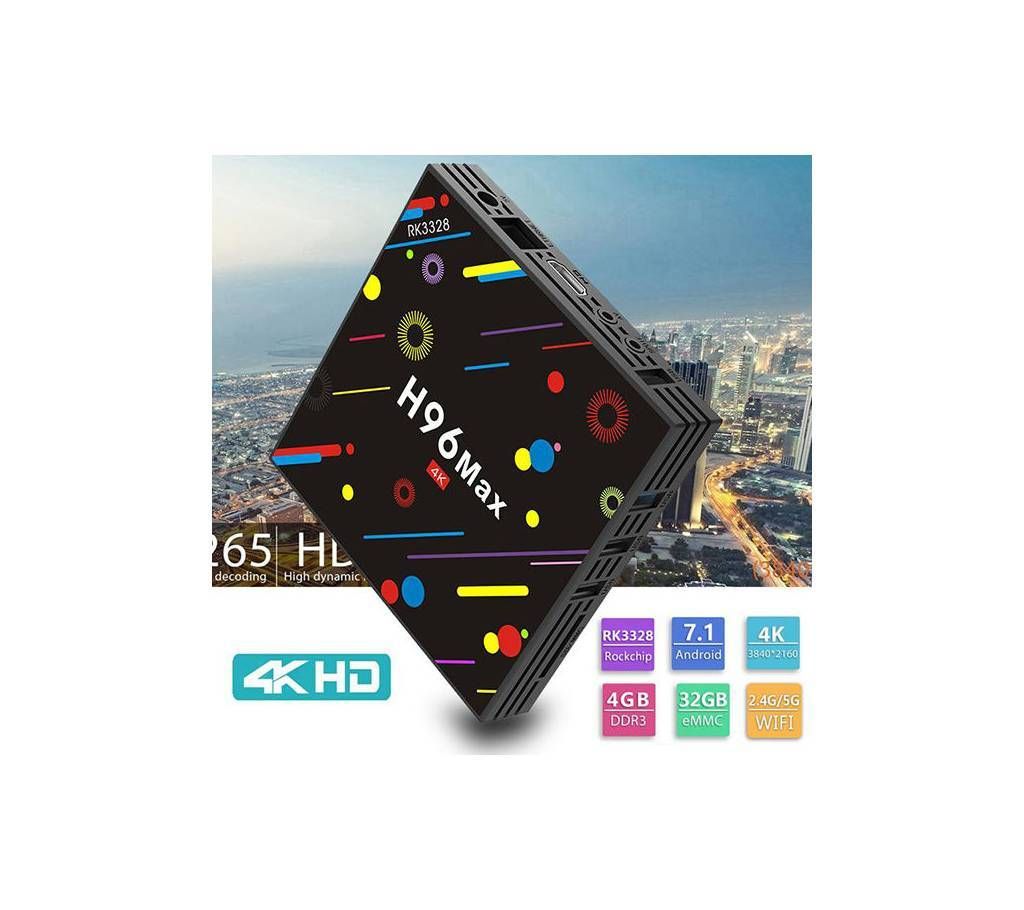 H96 MAX+ Android TV Box 4G 64GB
