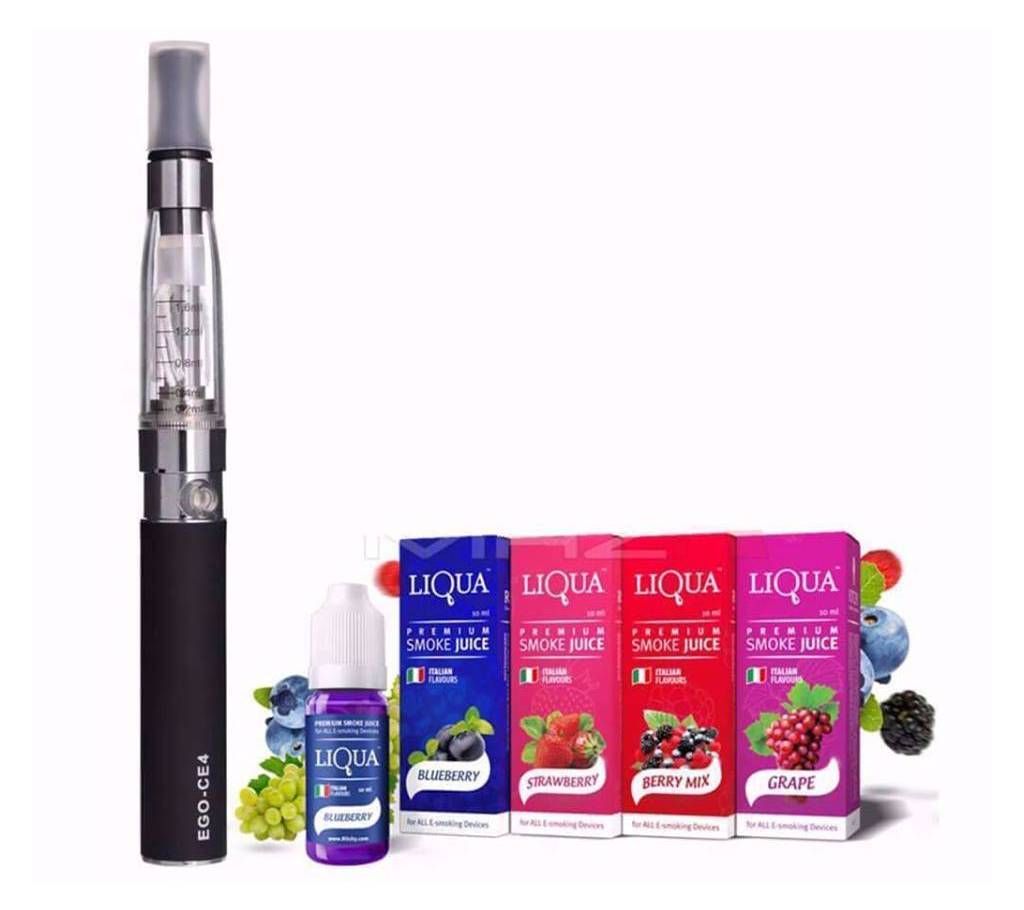 Electronic cigaret with liquied