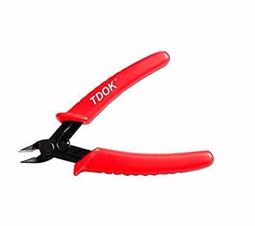 TDOK Wire Cutter, Flush Cut Pliers, 5 inch 