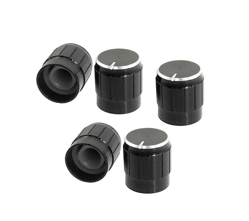 Volume Control Rotary Metal Knob (Black Plating)