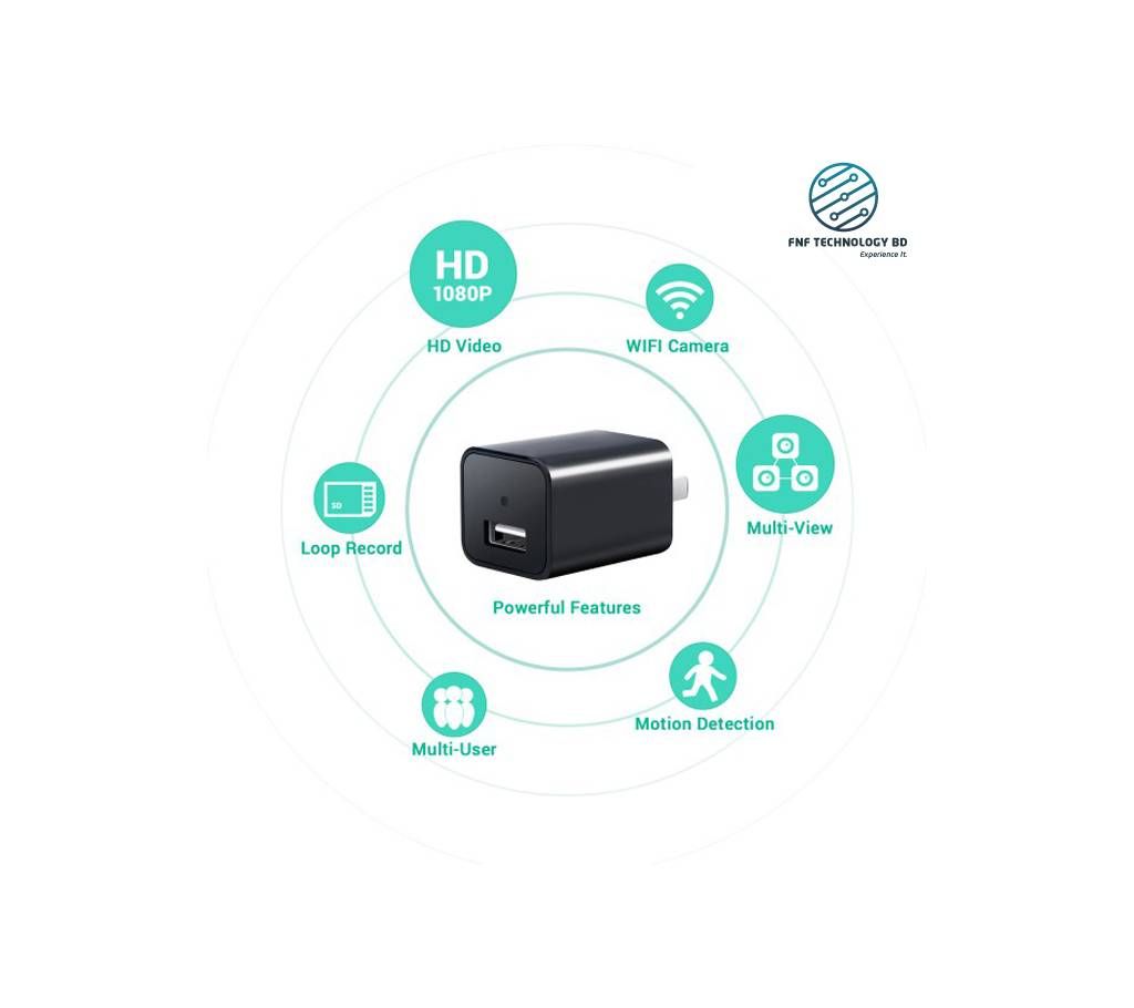 Mobile USB Charger With Wifi Spy Camera