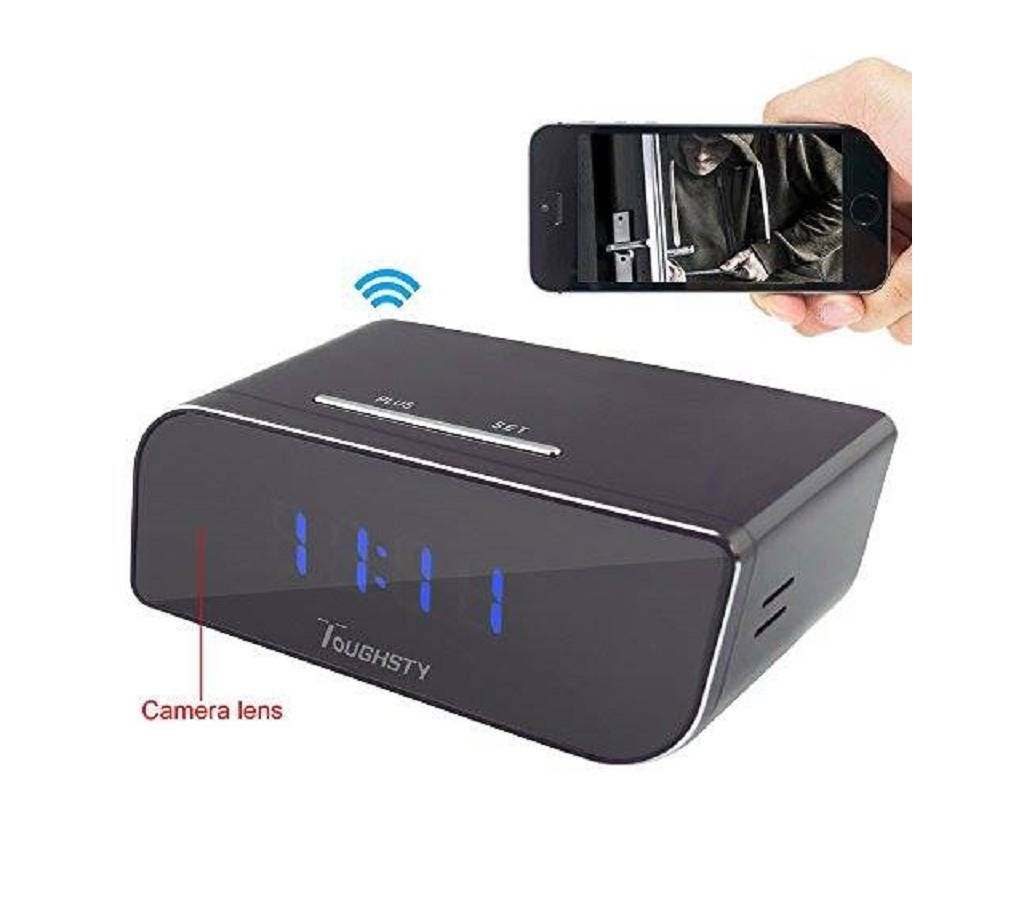 WiFi IP Spy Clock Camera HD