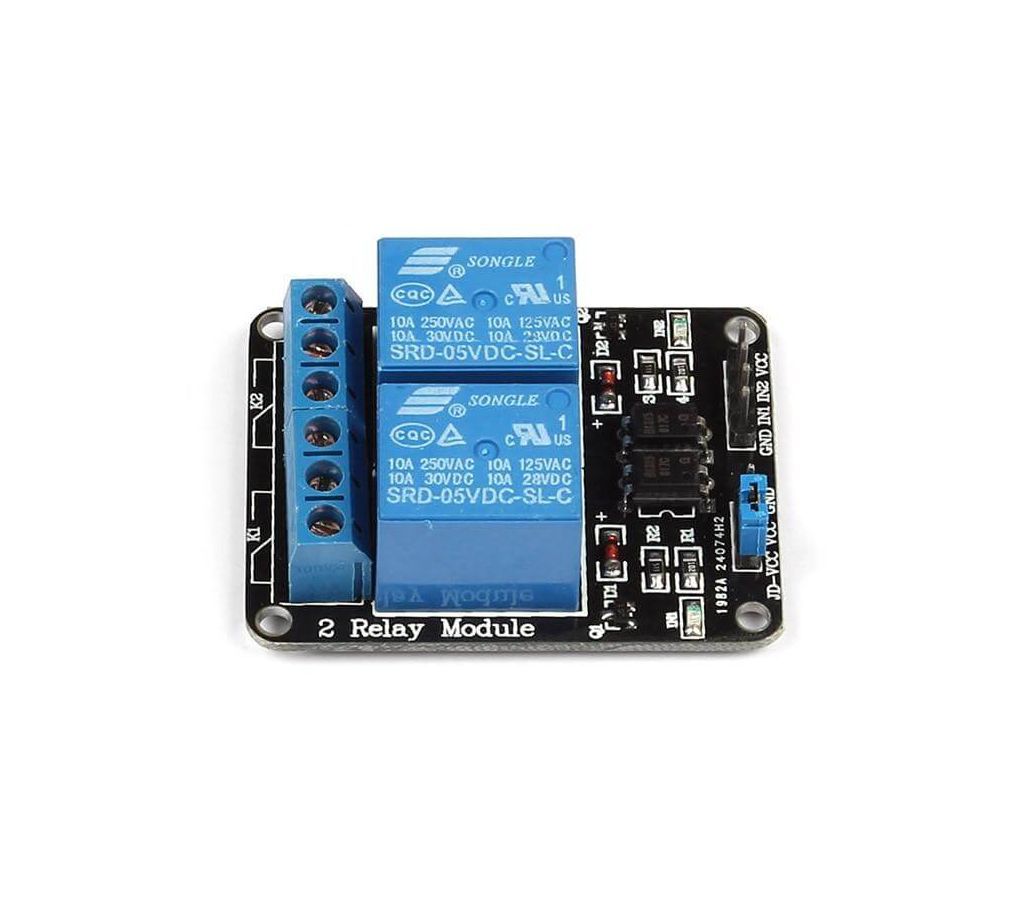 5V 15-20mA 2-Channel Relay Module