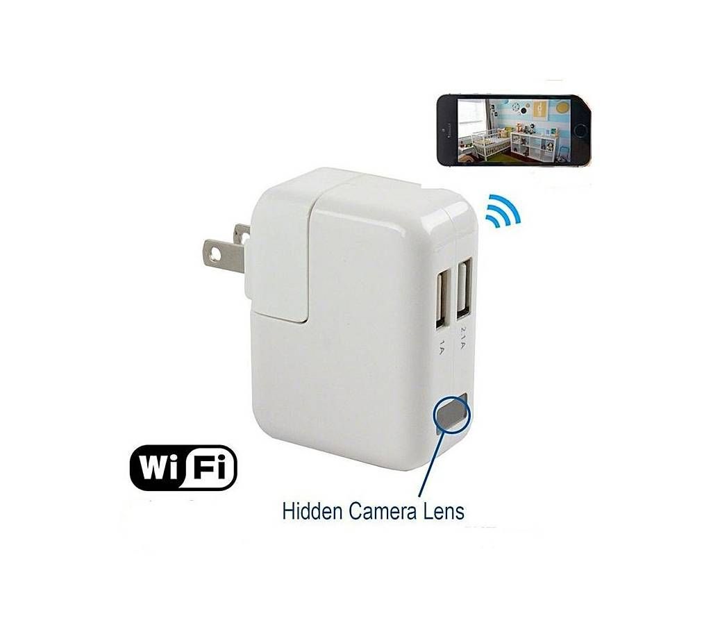1080P Full HD USB WiFi Hidden Spy Camera Wall Charger