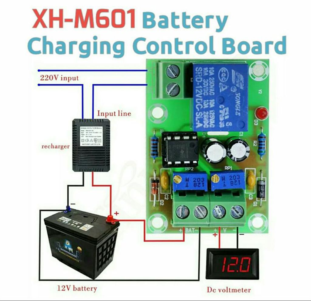 XH-M601 Battery Charging Control Board