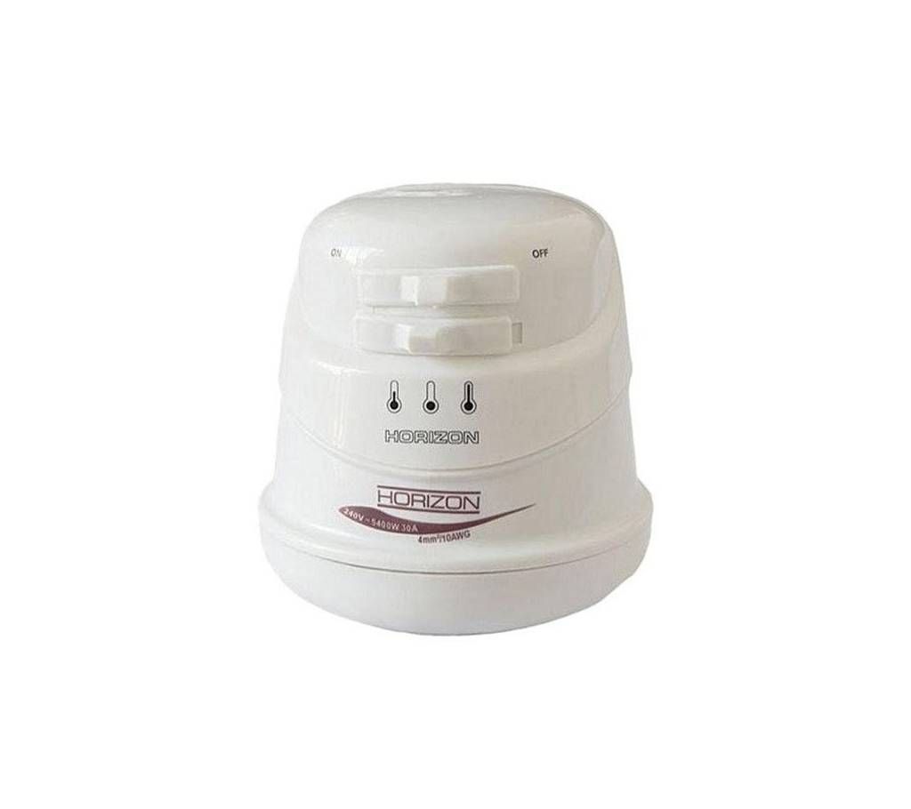 Electric Instant Hot Water Shower Head Heater - White 600 g