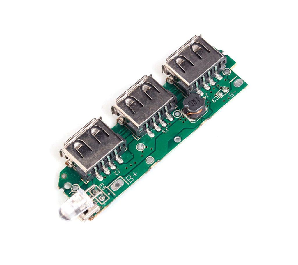 3 USB Mobile Power Bank Charger Module